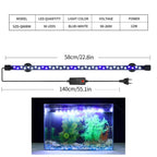 Lamp Waterproof Fish Tank Light 18-58CM Underwater Aquariums Decor Lighting 90-260V Aquarium Light LED Plant Grow