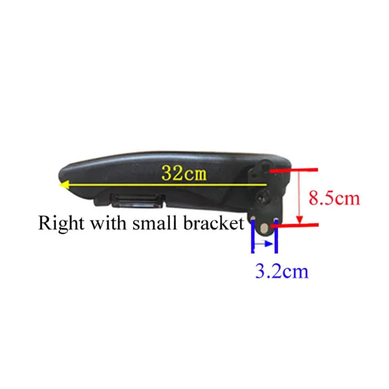 32cm 37cm 40cm Universal Adjustable Left Right Side Car Truck Seat Armrest Hand Holder Arm Rest Support For RV Caravan Boat Bus