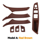 LHD RHD Beige Black Brown Oyster Car Interior Door Armrest Inside Pull Handle Set For BMW 5 Series F10 F11 523i 525i 528i 530i