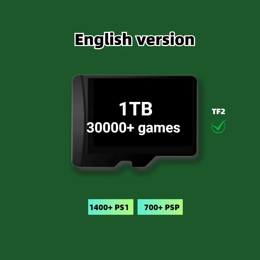 Game TF Card For Anbernic RG40XX H RG40XXH Plug&play Pre-install Retro Games PSP PS1 Memory Handheld Gaming SD Card System Card