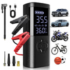 2025 New Multifunctional Cordless Air Pump Portable Air Compressor&Inflator,7-in-1 LED Display,Flashlight Inflatable Pump