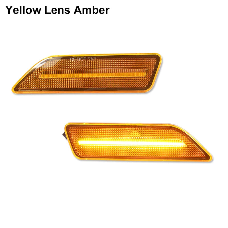 For Mercedes Benz CLS-Class W219 C219 2006-2011 2PCS Led Bumper Turn Signal Lights Side Marker Lamp OEM#2198200321