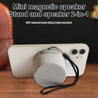 1PC magnetic phone speaker suitable for Apple magnetic function small mini clip on phone holder portable speaker  wireless speak