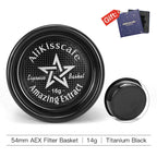 AliKisscafe Espresso Portafilter Basket Precision AEX 51mm/54mm/58mm 14g/18g