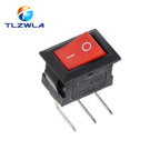 KCD11 Mini Rocker Switch 10x15mm 100pcs 2/3 Pin ON-OFF or ON-OFF-ON 3A 250VAC