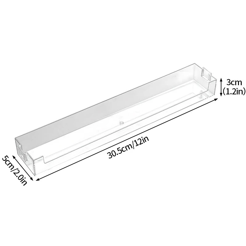 Acrylic Wall Mounted Display Shelf Rack, Clear Doll Storage Organizer, 1pc-10pcs