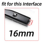 2PCS Universal Wiper Blades Front Windshield Wipers for J Hook Slip Top Button Car All-seasons Durable Stable Car Accessories