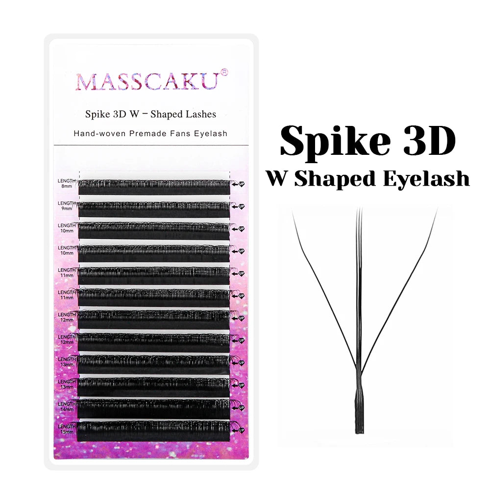 Spike 3D W Eyelash / C / 0.07mm / MIX