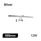 Modern Interior Wall Lamp 80 100cm Led Apply wall light Black Silver Bathroom Lighting Wall Mounted Picture Light Wall Sconce