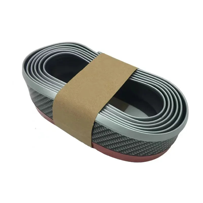 Universal Car Bumper Lip 2.5M Stickers Car Front Bumper Lip Rubber Car Bumper Protectors Exterior Mouldings Bumper Lip Strip