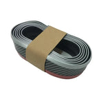 Universal Car Bumper Lip 2.5M Stickers Car Front Bumper Lip Rubber Car Bumper Protectors Exterior Mouldings Bumper Lip Strip