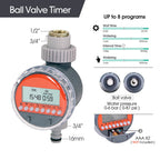 Popular Solar Power Water Timer Irrigation Solenoid Valve Controller Waterproof Power-saving Timer Irrigation Controller System