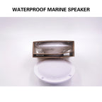 GUZARE Marine Speakers Waterproof for RV ATV UTV Golf Cart Motorcycle UV-Proof Outdoor Music Boat Speaker, 4 Inch,120Watts,2Pcs