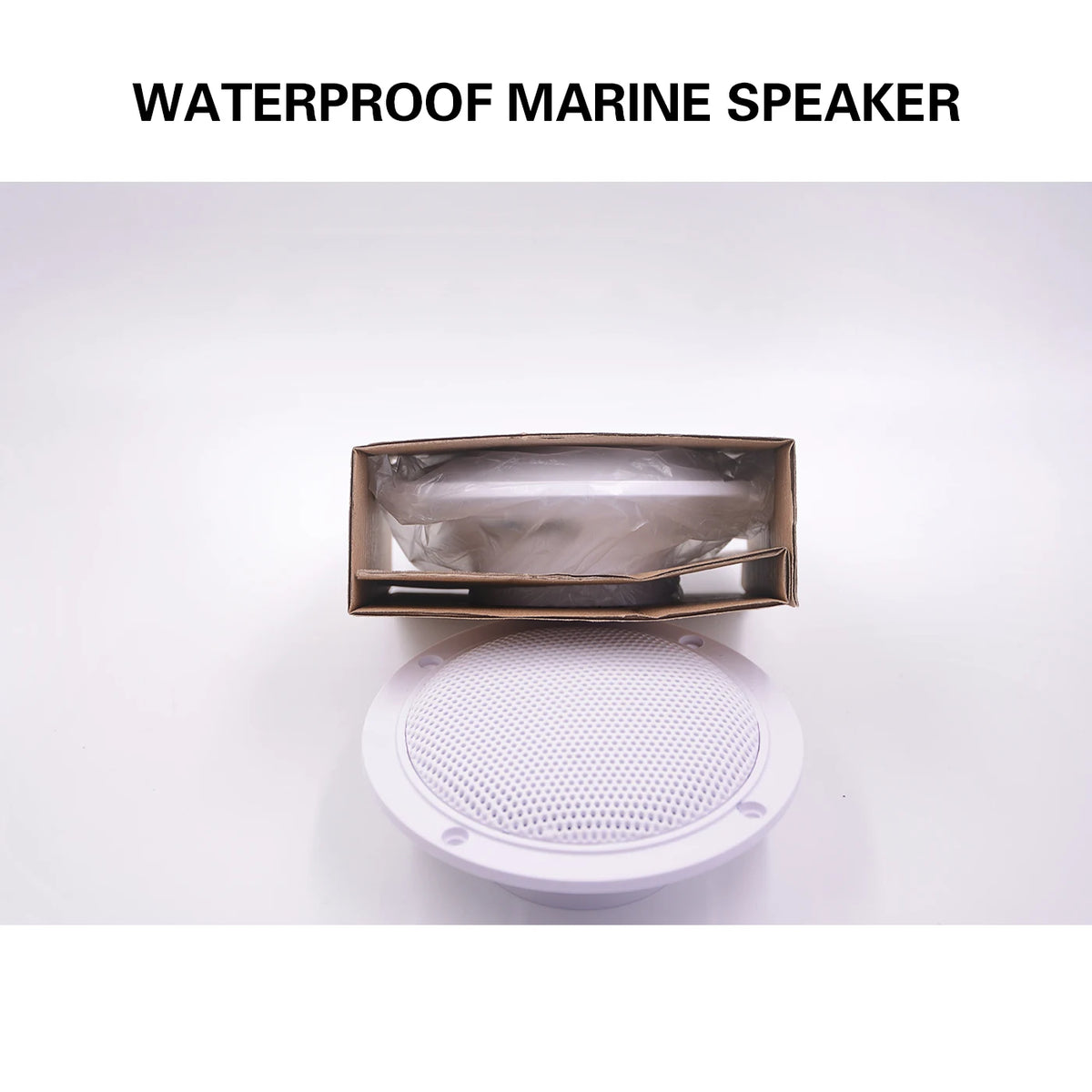GUZARE Marine Speakers Waterproof for RV ATV UTV Golf Cart Motorcycle UV-Proof Outdoor Music Boat Speaker, 4 Inch,120Watts,2Pcs