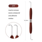 Dental Resin Spatulas Resin Filler Aesthetic Restoration Kit Silicone Handle For LM Resin Knife Plastic Dresser Dentistry Tool
