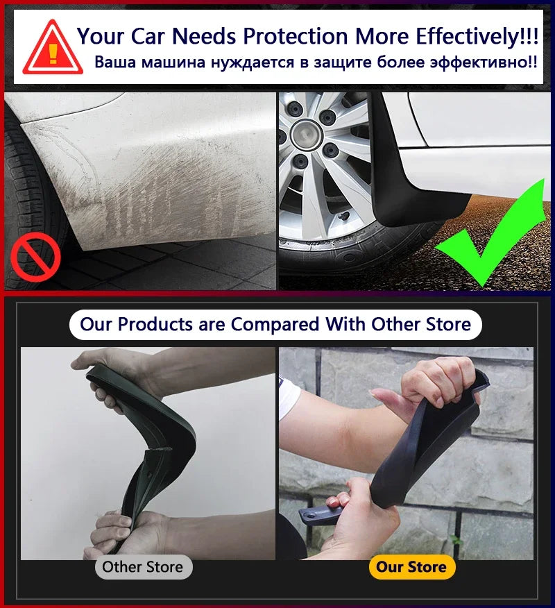 Mudguards For Toyota Corolla Altis E160 E170 2014 2015 2016 2017 2018 Cladding Splash Mud Flaps guards Mudflap Car Accessories