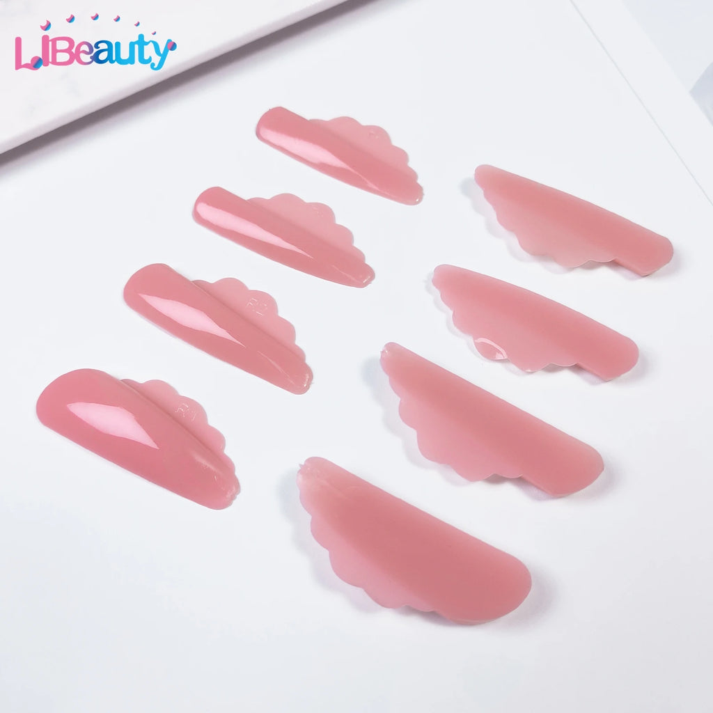 Libeauty New 4 Pairs Free Glue Silicone Eyelash Perm Rod Shield Lash Lift Pad Lifting 3D Eyelash Curler Accessories Makeup Tools