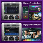2Din 7'' Bluetooth Car Radio Wireless Carplay Android Auto MP5 For Car Mirror Link Type-C Charging AUX FM Universal Car Audio
