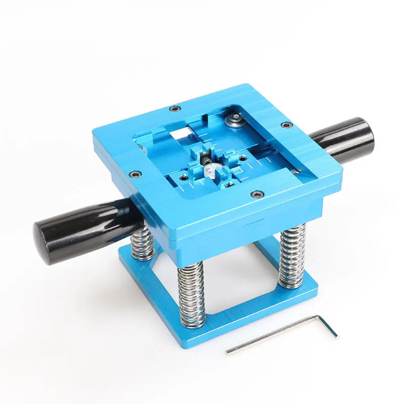 90*90MM BGA Reballing Kit Station 10pcs/lot 90mm Universal 0.3-0.76mm Stencils Template Holder Fixture Jig with Handle