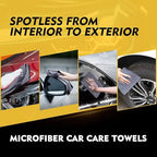 50pcs Thickened Microfiber Cleaning Cloths Roll, Tearable Highly Absorbent Reusable Wipes