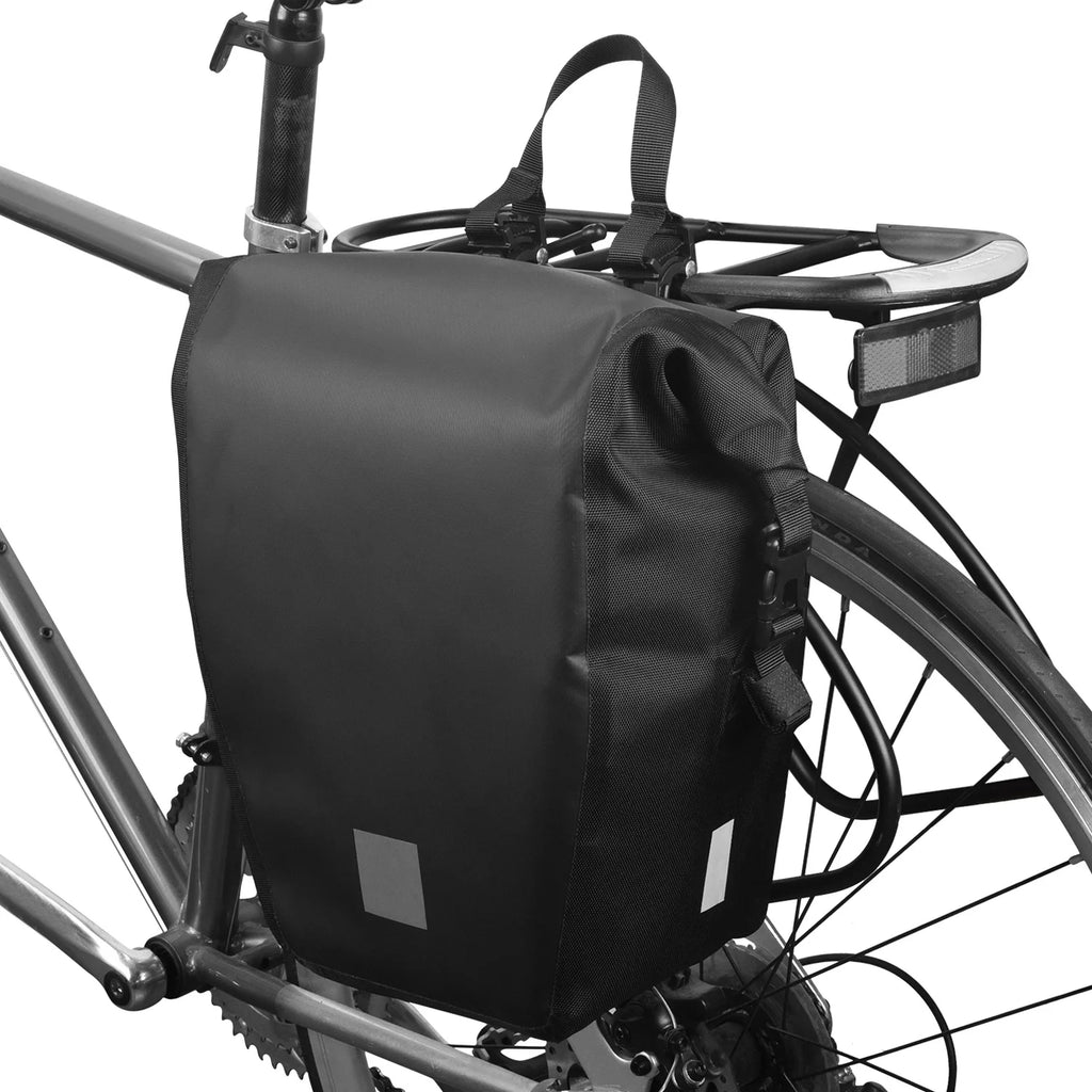 SAHOO 10L / 20L Waterproof Cycling Trunk Bag Large Capacity Bicycle Rear Rack Bag Bike Pannier Travel Bag Mtb Bike Accessories