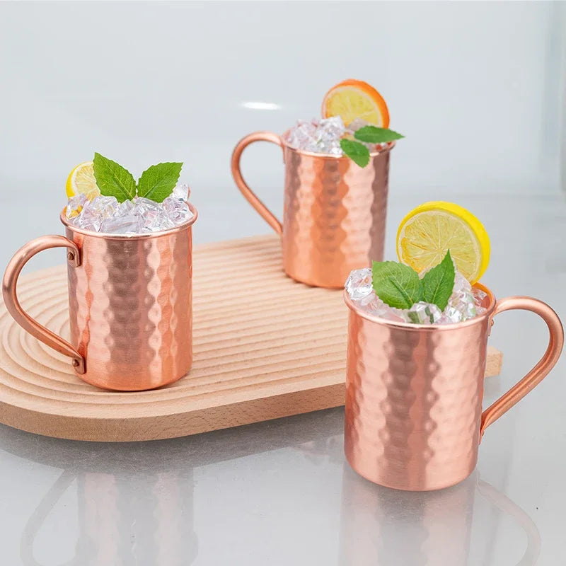 400ml Stainless Steel Moscow Mule Mug Copper Color Cocktail Cup, 1pc