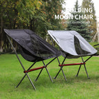 Portable Folding Camping Chair Full-Aluminum Frame Compact with Carry Bag Outdoor Hiking Fishing Backpacking