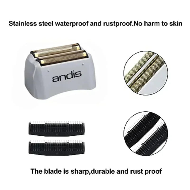 Replacement Foil and Cutters  Shaver For Andis Profoil Lithium Plus 17205 Barber Hair Electric Men Beard Razor Shaving Attachmen