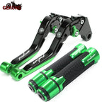 Motorcycle Folding Extendable CNC Moto Adjustable Clutch Brake Levers Handbar End Grips fit For Bajaj Pulsar 200 NS/200 RS/200 A