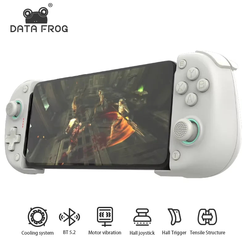 DATA FROG X3 Wireless Game Controller for Android/Switch/PC Gamepad Joystick for Multiplayer Shooting Action Games