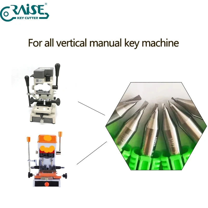Key Cutter Milling Cutter with Resistant to breakage for Wenxing DEFU Manual Vertical Key Duplicating Machine Locksmith Tools