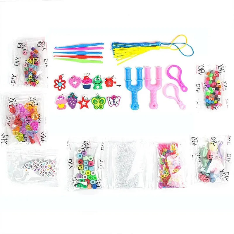 15000 Rainbow Luminous Rubber Bands Set for Children's Puzzle DIY Hand Woven Rubber Band Luminous Bracelet Loom