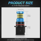 2X White No Error Canbus P13W PSX26W LED Fog Daytime Running Light For Skoda Yeti 5L Mazda CX-5 Audi A4 B8 Q5 Chevy Camaro W212