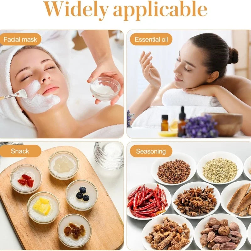 10/5/3/1pcs Facial Mask Bowl Mixing Bowl Acrylic Oil Bowl Set Face Mud Mixing Brush Applicator Beauty Salon DIY Skin Care Tools