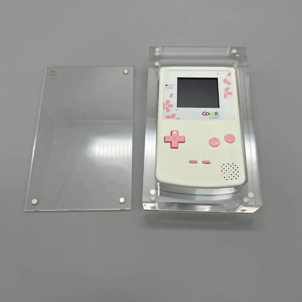 Game Console Acrylic Magnetic Cover Console Display Box Storage Box  for Gameboy COLOR for GBC