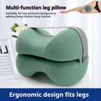Contoured Knee Pillow for Side Sleepers, Cooling Memory Foam Leg Spacer 1pc 50x30cm