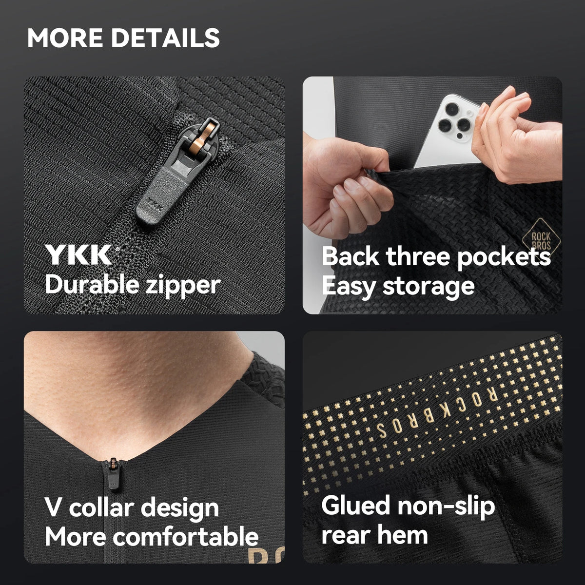 ROCKBROS Cycling Jersey Spring Autumn Lightweight High Elasticity Long Sleeve Bicycle Jersey Wicking Breathable MTB Bike Jersey