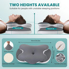 Cervical Neck Pillow for Neck Shoulder Odorless Memory Foam Pillow Soft Silk Cover Ergonomic Orthopedic Neck Support Pillow Gift