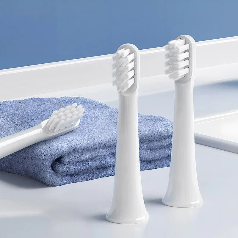 Replacement Brush Heads for MIJIA T100 Electric Toothbrush, DuPont Soft Bristles, 6/12pcs