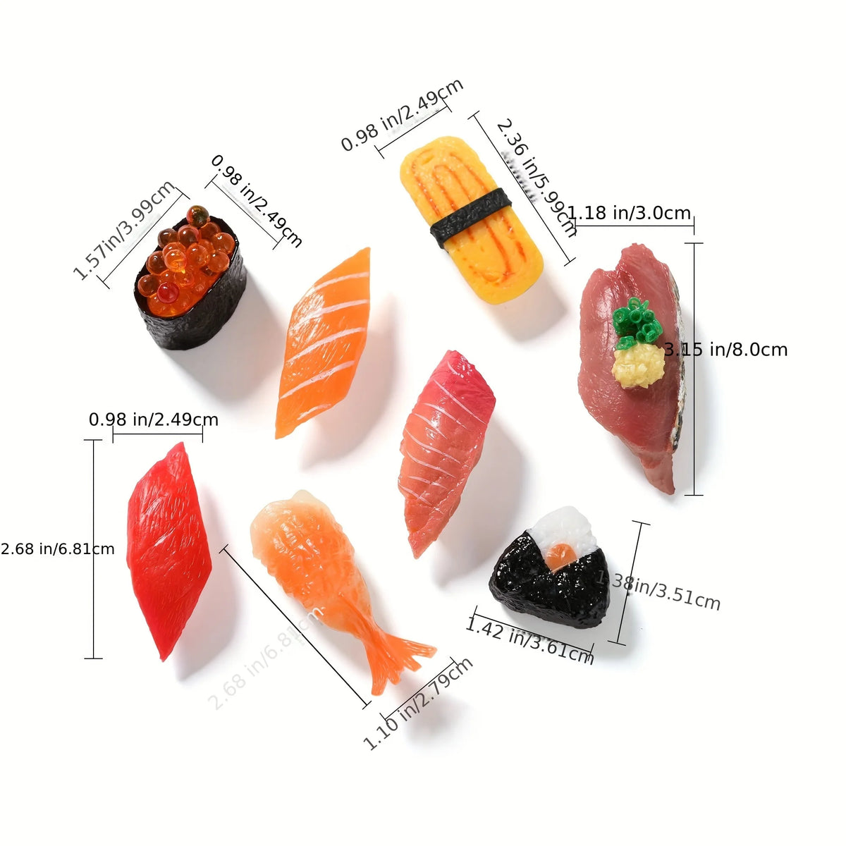 Sushi refrigerator magnet cute funny fridge magnet for whiteboard home decor 1pc