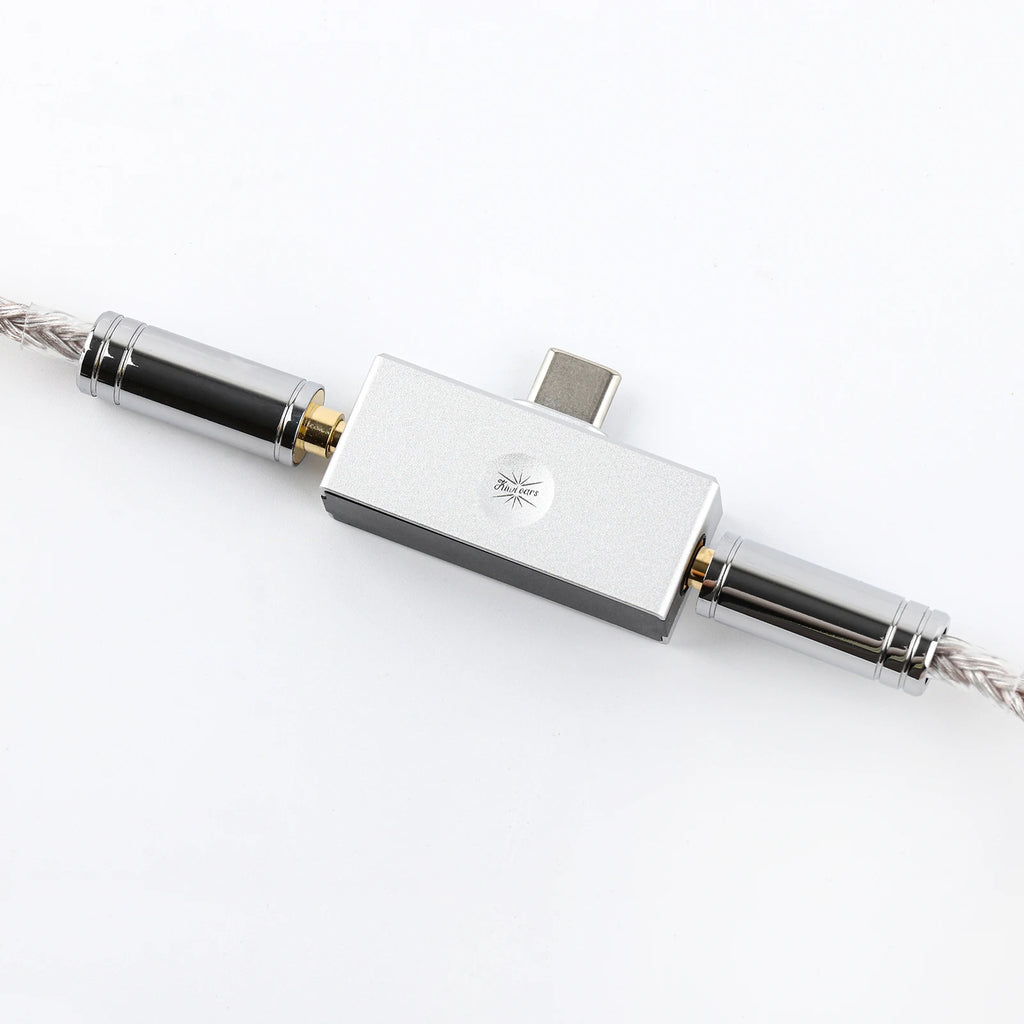 Kiwi Ears Allegro Mini Portable DAC/Amp USB-C to 3.5mm + 4.4mm, 32bit/384kHz, Silver
