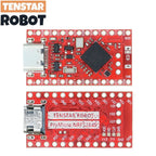 TENSTAR 2pcs NRF52840 Development Board Compatible With Nice!Nano V2.0 Bluetooth Split Keyboard Pro Micro Red Board