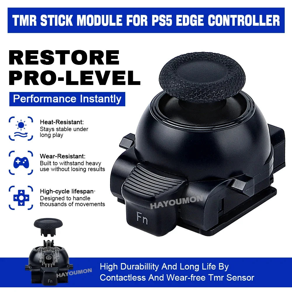 1PCS 2PCS For PS5 Edge TMR Stick Module – OEM Joystick Replacement Accessories Kit for PS5 DSE EDGE Wireless Controller