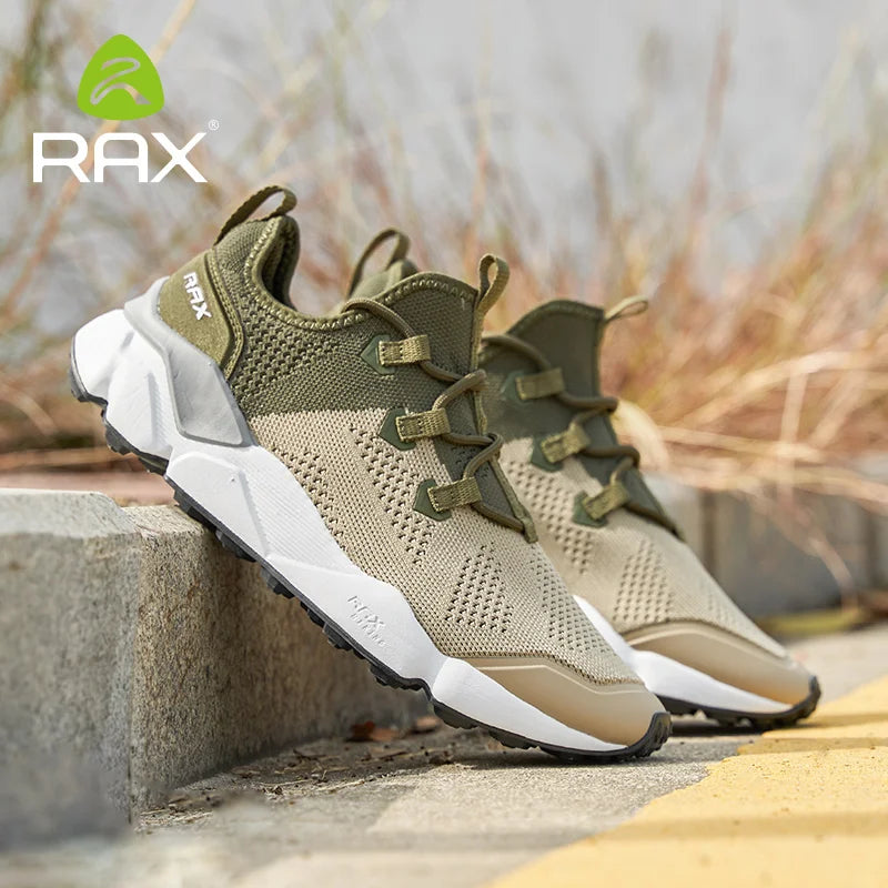 RAX Outdoor Breathable Hiking Shoes Men Lightweight Walking Trekking Wading Shoes Sport Sneakers Men Outdoor Sneakers Male