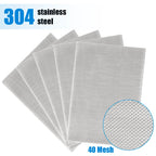 55/110Pcs Plastic Welding Kit, ABS PP PVC PE Plastic Welding Rods,304 Stainless Steel Welding Repair Mesh,Car Bumper Repair Tool