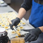 50/100/200pcs Disposable Black Nitrile Gloves, Kitchen, Tattoo, Hair Dye Gloves, Food Processing, Household Small Tools
