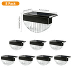 Solar Deck Lights Outdoor 8/16 Pack Solar Step Light Waterproof Fence Lights for Patio Stairs Post Pathway Porch Driveway Yard