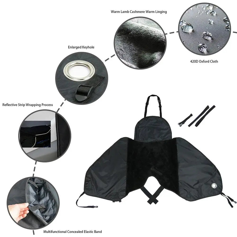 Universal Leg Cover Scooters Motocycle Rain Wind Cold Moisture Weather Windproof Winter Quilt For Honda Peugeot YAMAHA Parts