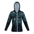 Men's Hooded Long Sleeve Fishing Shirt UV Protection Breathable Outdoor Top, Sizes S-5XL