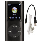 Aluminum Alloy MP3 Player Stylish Multifunctional Lossless Sound Slim 1.8 Inch LCD Screen Portable MP3 Music Player